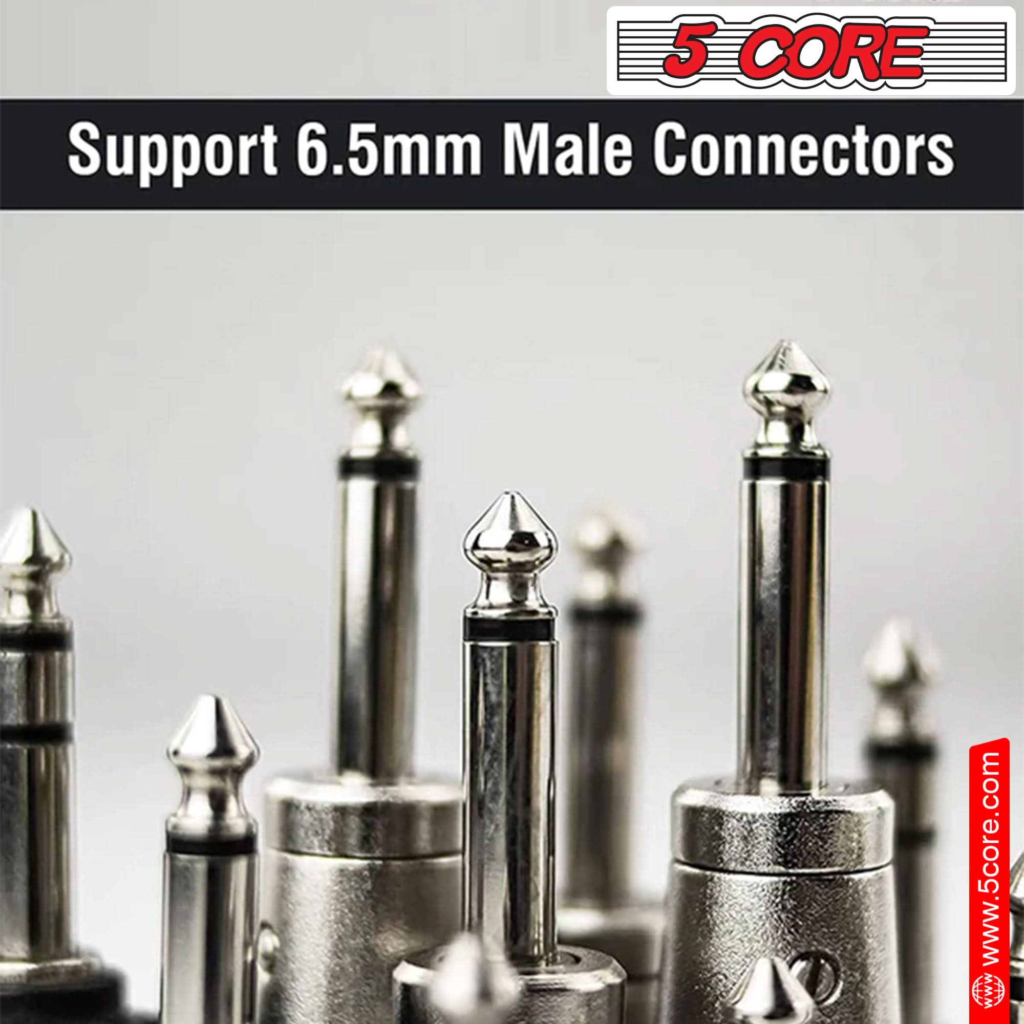 5 Core Speakon Adapter High Quality Audio Jack Male Audio Pin Speaker Adapter Connector-1