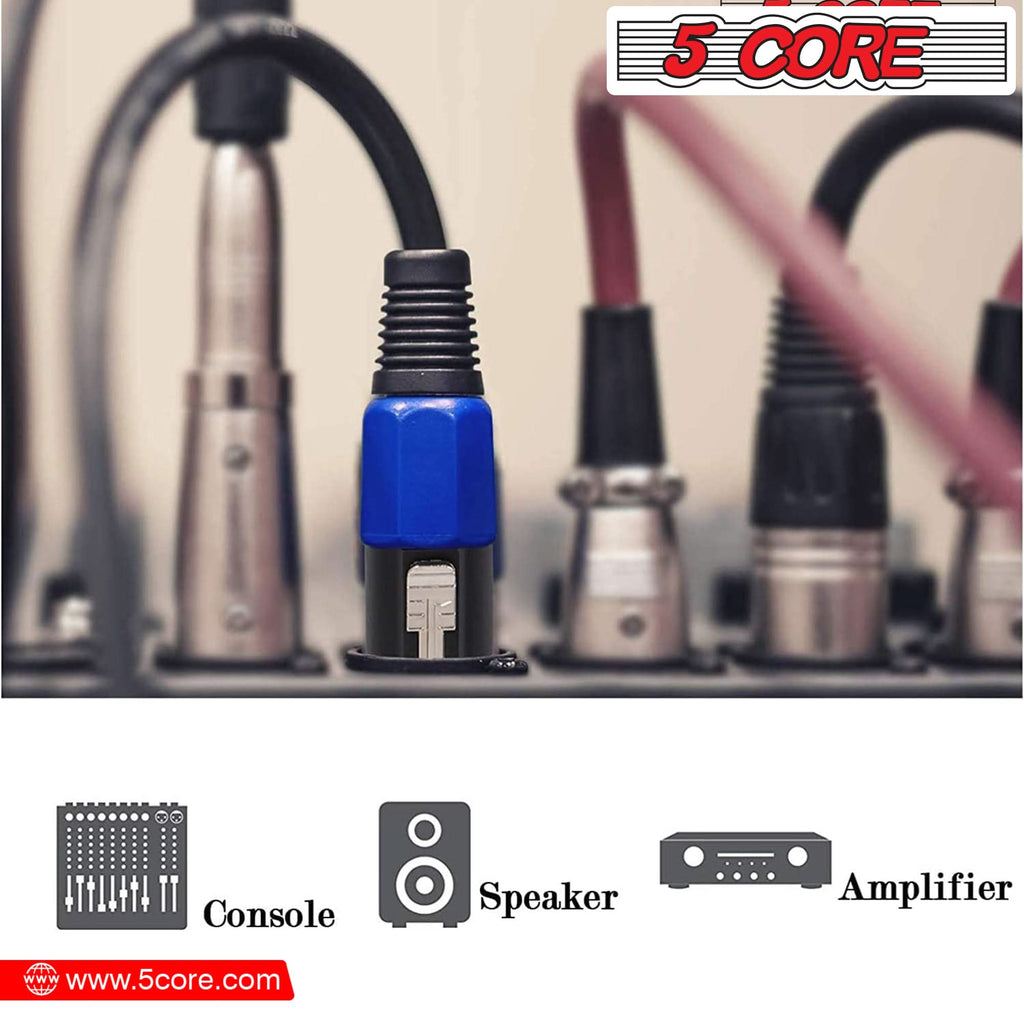 5 Core Speakon Adapter High Quality Audio Jack Male Audio Pin Speaker Adapter Connector-3