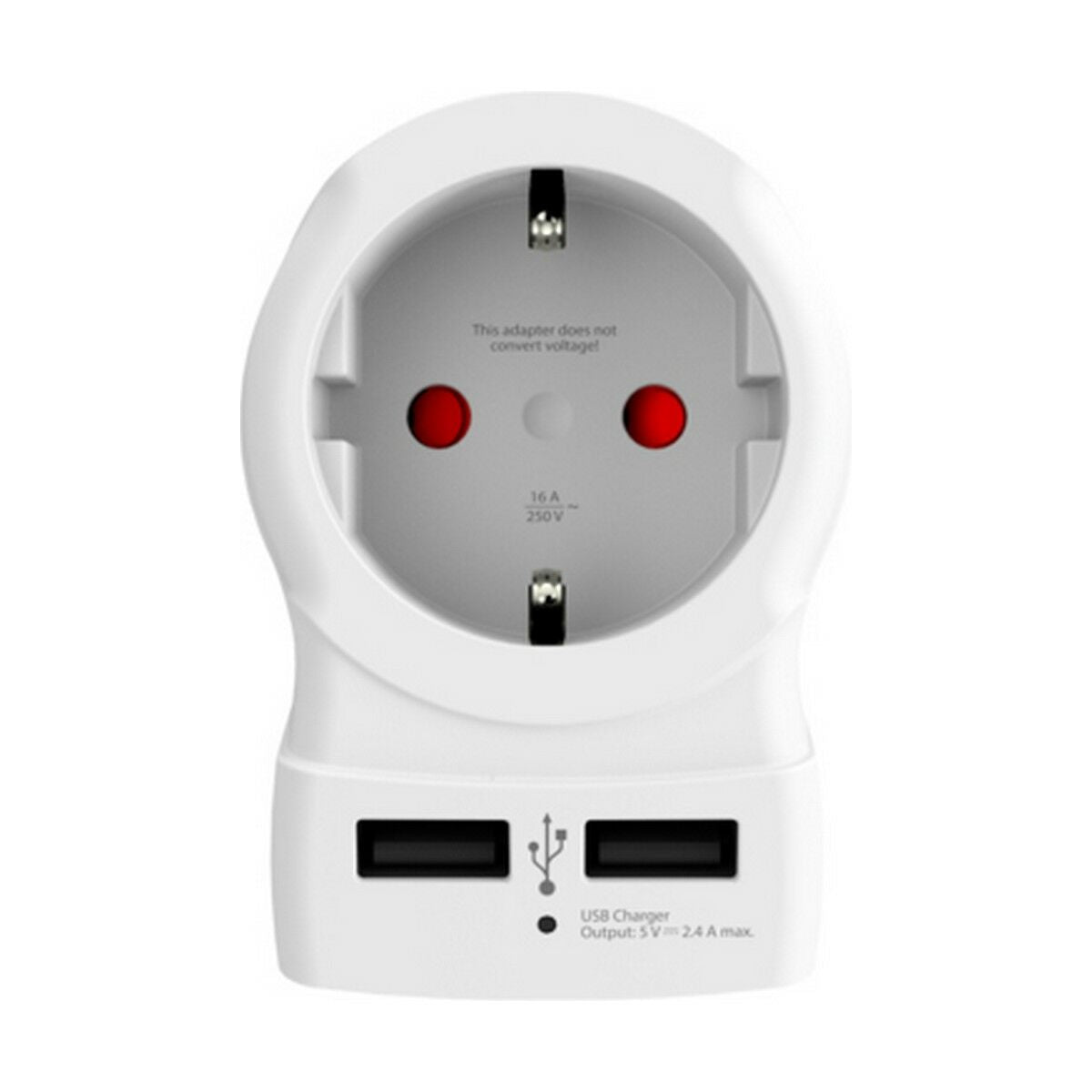 Current Adaptor Skross 1500281 USB x 2 European United States-5