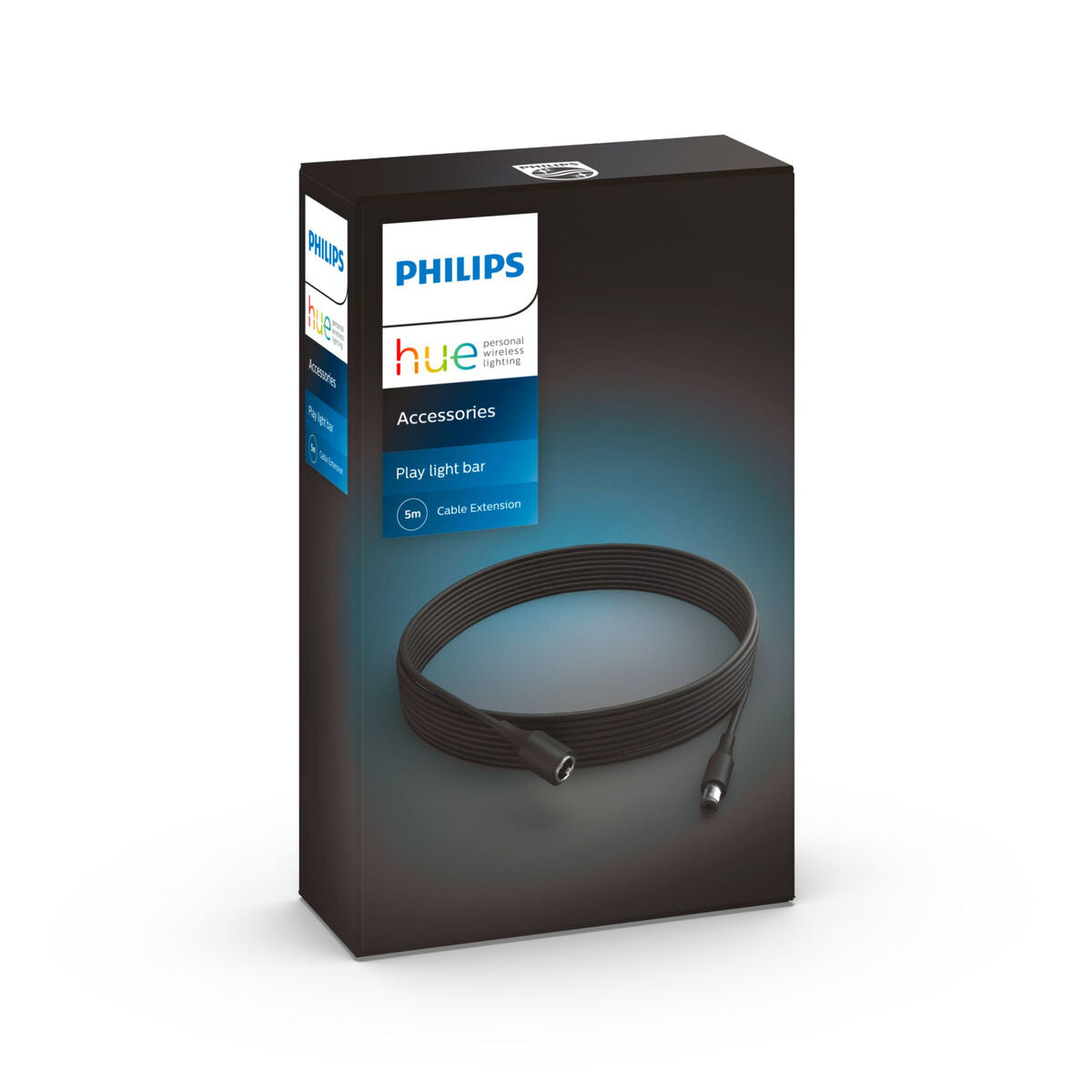 Extension Lead Philips   5 m Black-1