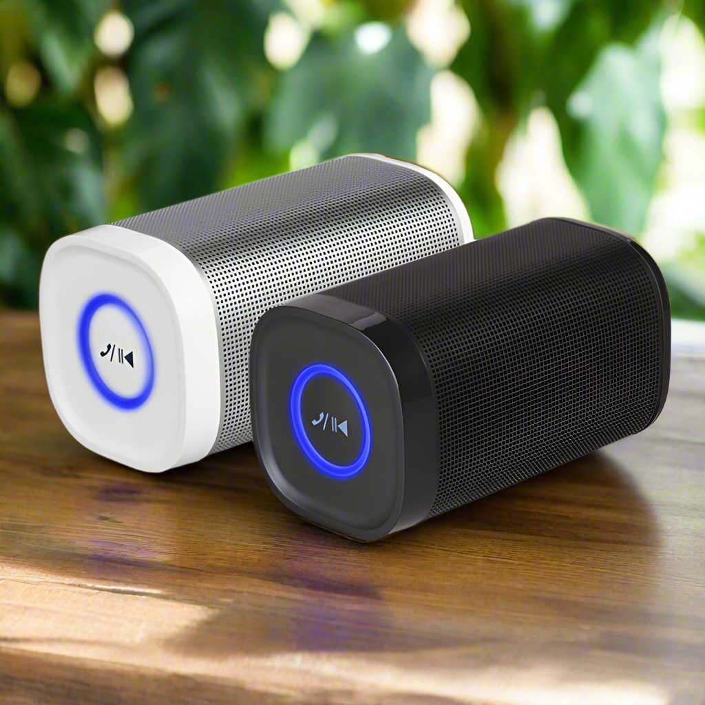 Wireless Portable 360° Bluetooth Universal Speaker White