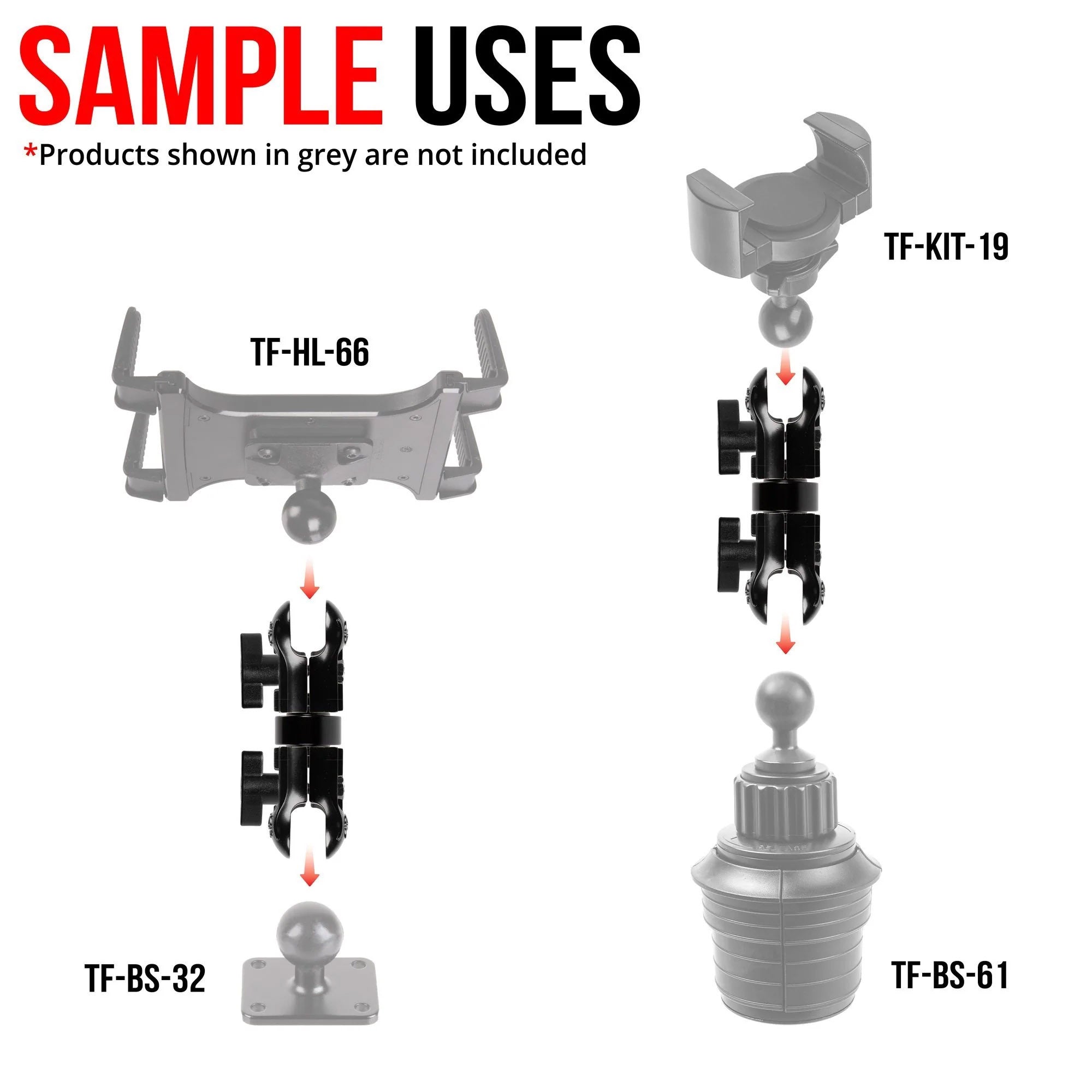 ARM | 3.75" ARM | 20MM SOCKET TO 1"/25MM/B-SIZED SOCKET-3