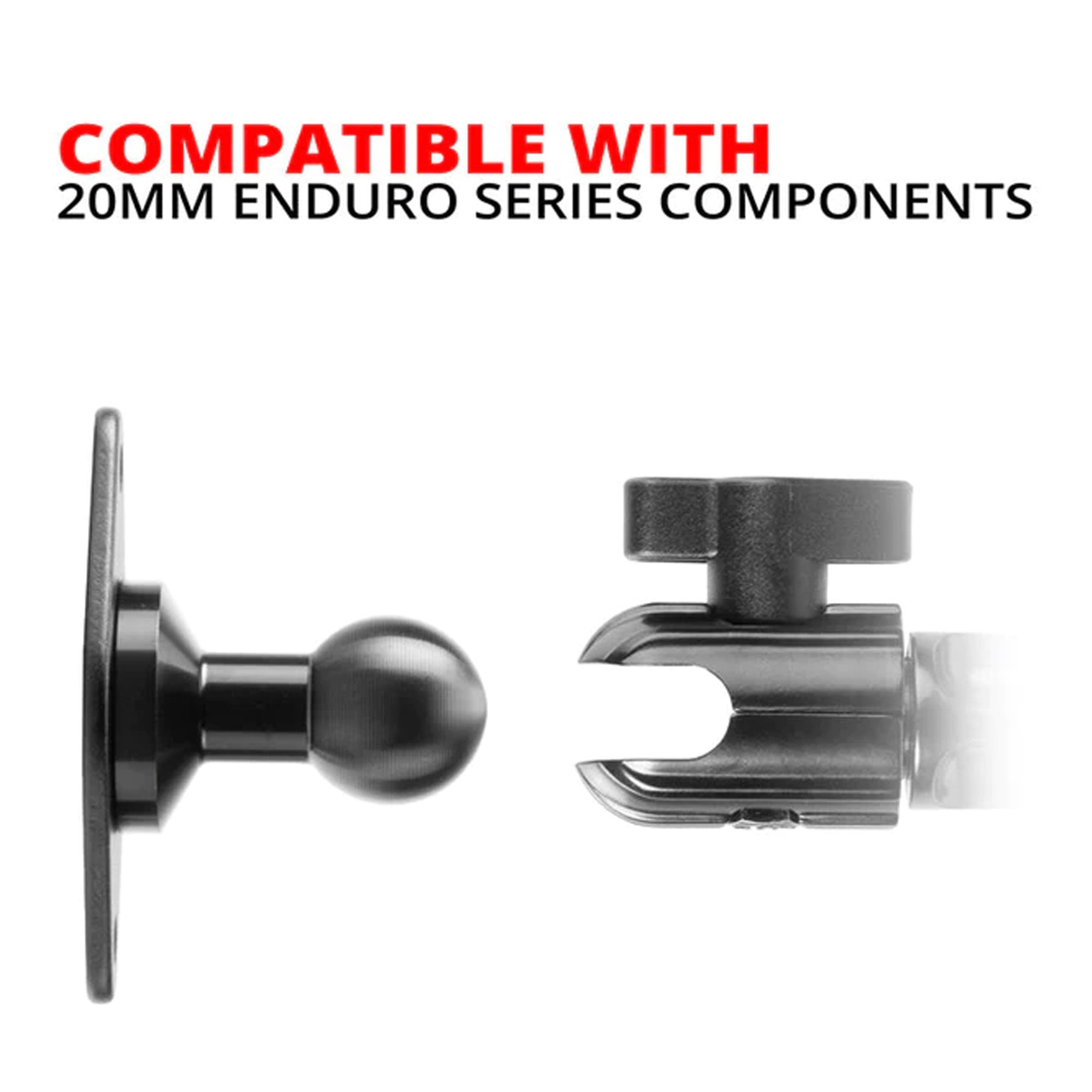 METAL DIAMOND BASE ADAPTER | 20MM BALL-1