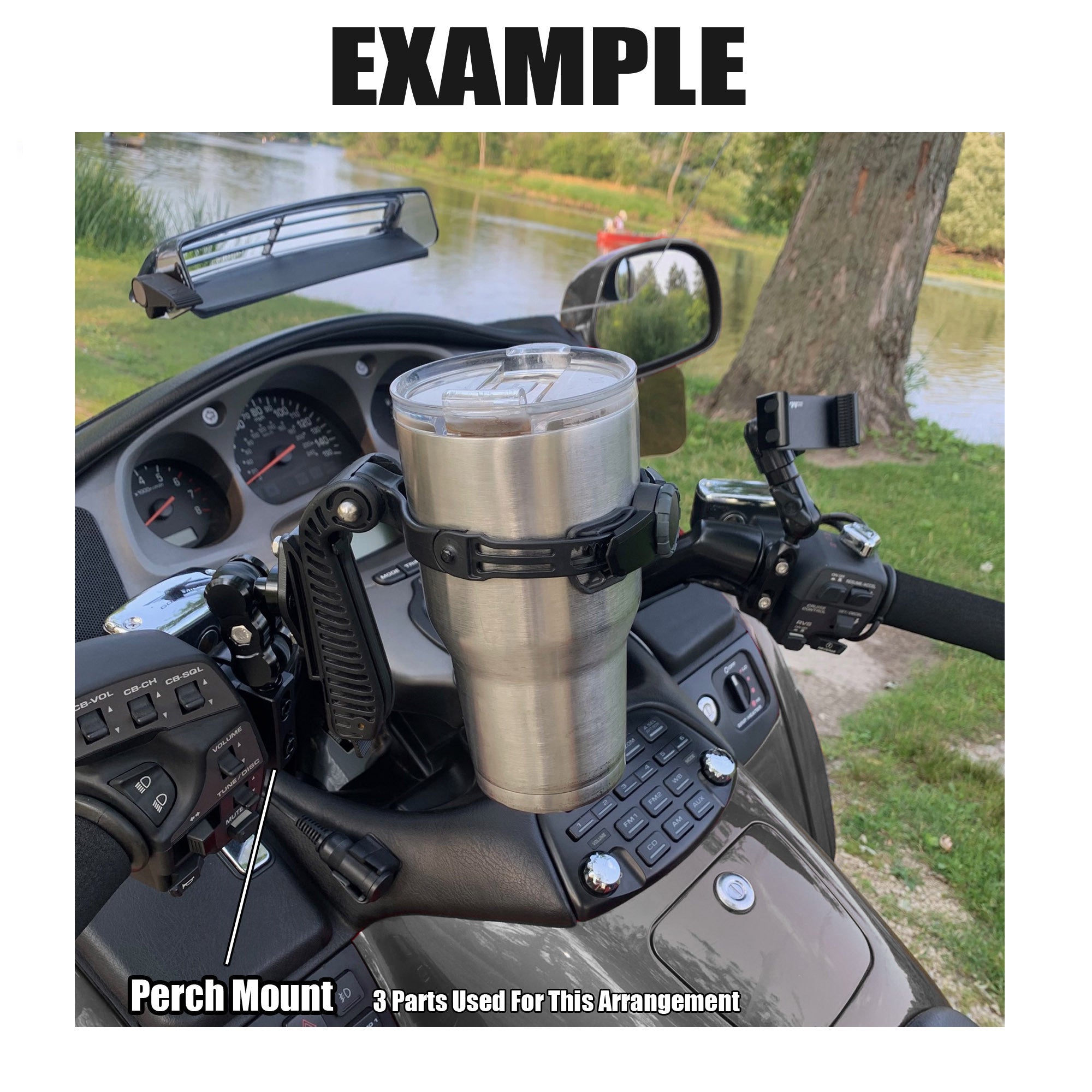 GRIP'R  - Drink Holder / Tumbler Handle.  2.5" to 4" Dia. Containers. 12 - 40oz.-7